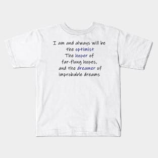 hoper of far-flung hopes (colour) Kids T-Shirt